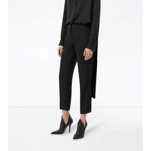 Burberry silk fringe blouse